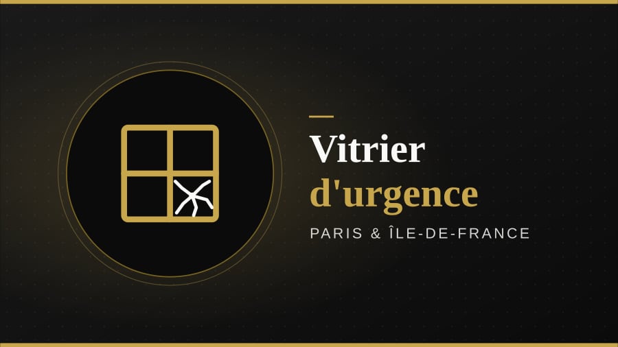 Illustration : vitrier d'urgence, Paris et Île-de-France